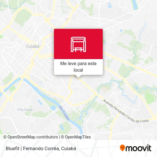 Av. Fernando Corrêa | Eletromóveis Martinello mapa