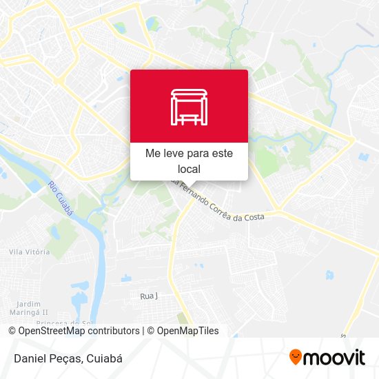 Daniel Peças mapa