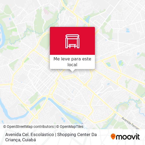 Avenida Cel. Escolástico | Shopping Center Da Criança mapa