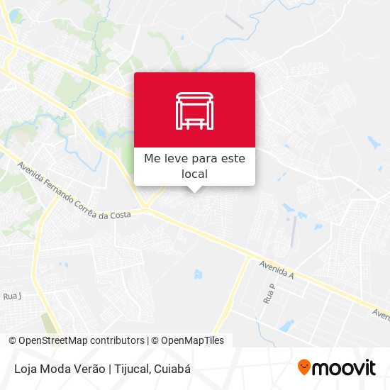 Loja Moda Verão | Tijucal mapa