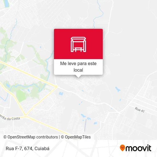 Rua F-7, 674 mapa