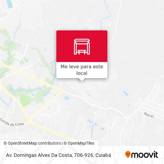 Av. Domingas Alves Da Costa, 706-926 mapa