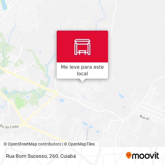 Rua Bom Sucesso, 260 mapa