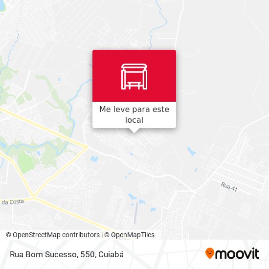 Rua Bom Sucesso, 550 mapa