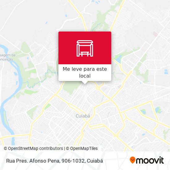 Rua Pres. Afonso Pena, 906-1032 mapa