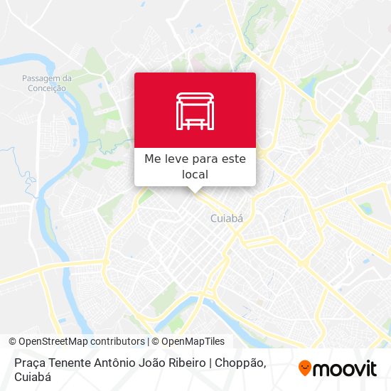 Praça Tenente Antônio João Ribeiro | Choppão mapa