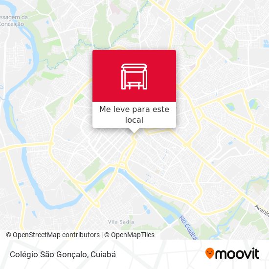 Colégio São Gonçalo mapa