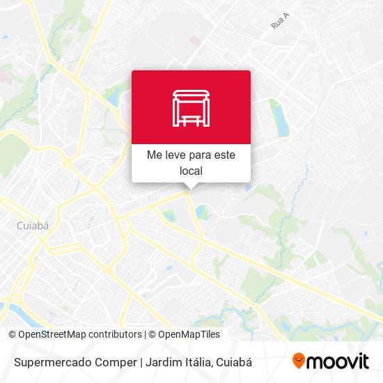 Supermercado Comper | Jardim Itália mapa