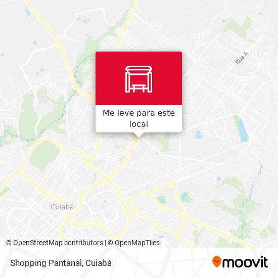 Shopping Pantanal mapa