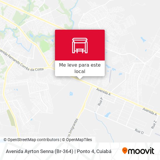 Avenida Ayrton Senna (Br-364) | Ponto 4 mapa