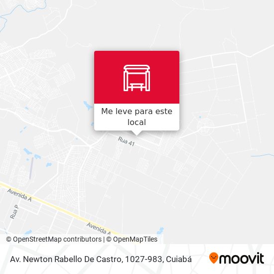 Av. Newton Rabello De Castro, 1027-983 mapa