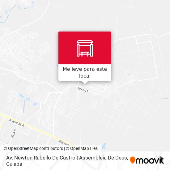 Av. Newton Rabello De Castro | Assembleia De Deus mapa
