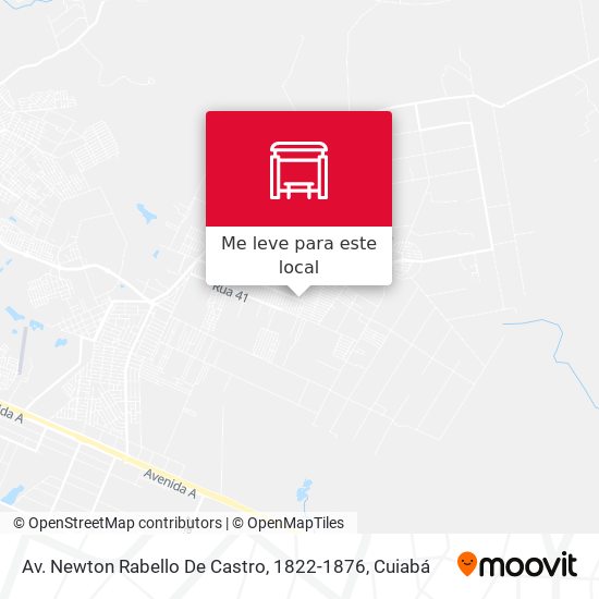 Av. Newton Rabello De Castro, 1822-1876 mapa