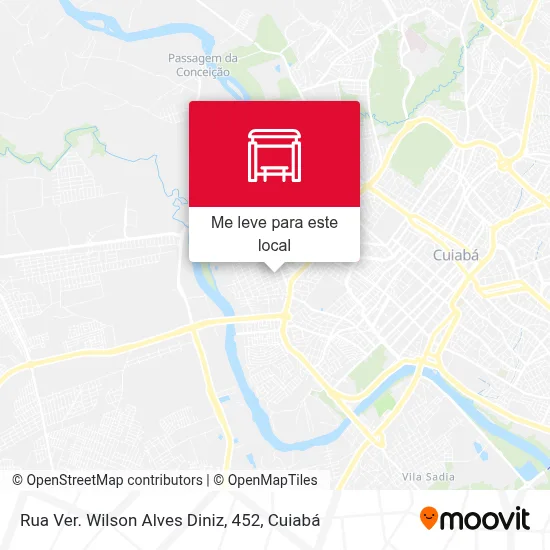 Rua Ver. Wilson Alves Diniz, 452 mapa