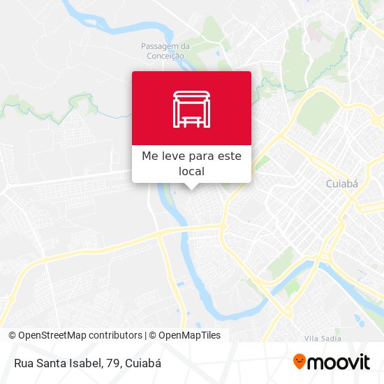 Rua Santa Isabel, 79 mapa