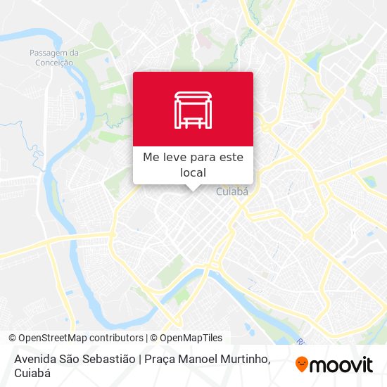 Avenida São Sebastião | Praça Manoel Murtinho mapa