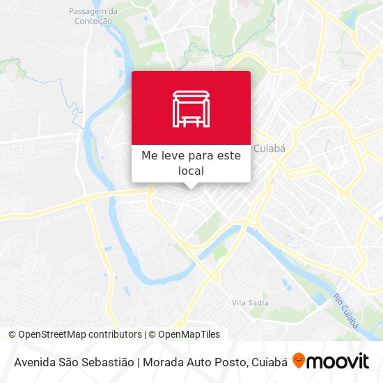 Avenida São Sebastião | Morada Auto Posto mapa