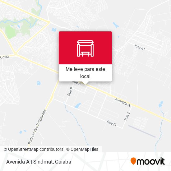 Avenida A | Sindmat mapa