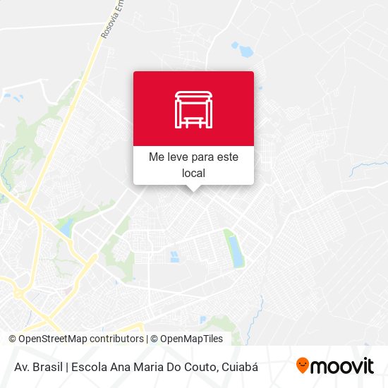 Av. Brasil | Escola Ana Maria Do Couto mapa