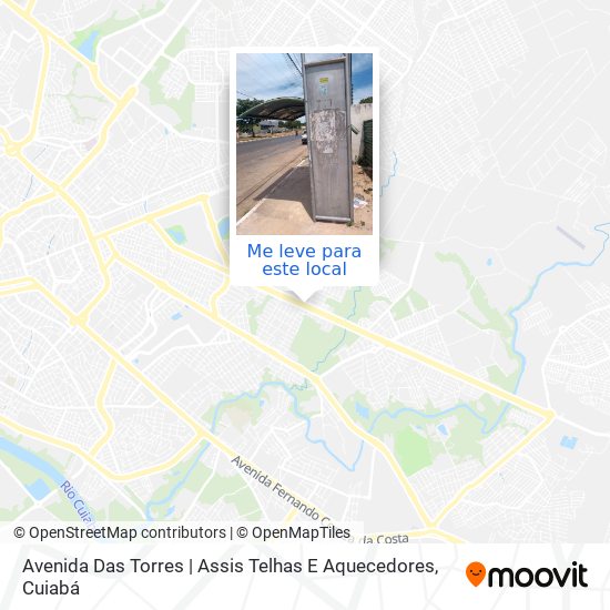 Avenida Das Torres | Assis Telhas E Aquecedores mapa