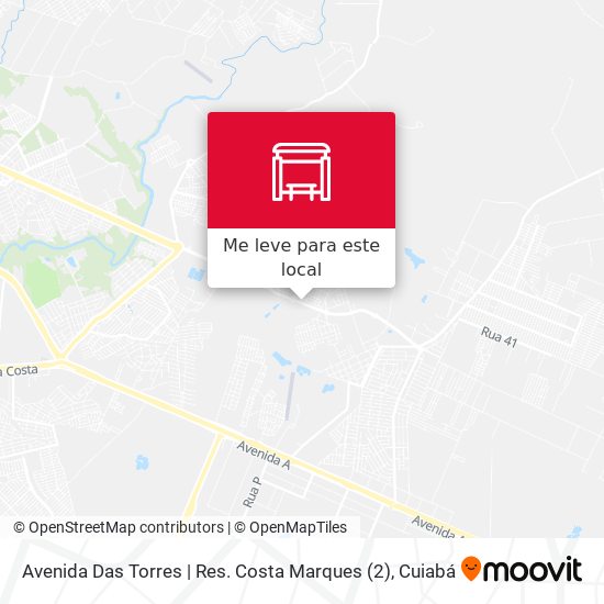 Avenida Das Torres | Res. Costa Marques (2) mapa