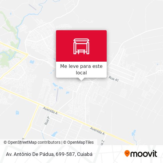 Av. Antônio De Pádua, 699-587 mapa