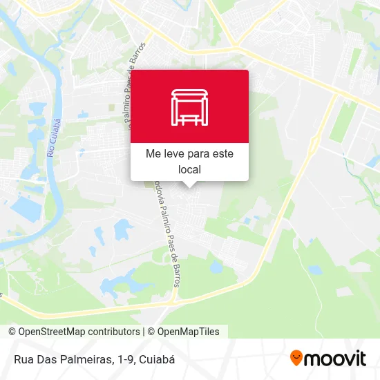 Rua Das Palmeiras, 1-9 mapa