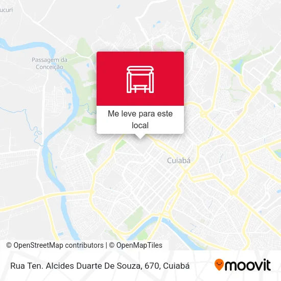 Rua Ten. Alcides Duarte De Souza, 670 mapa