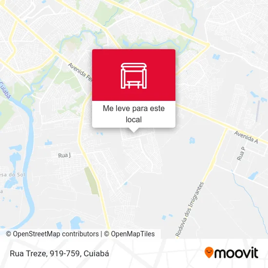 Rua Treze, 919-759 mapa