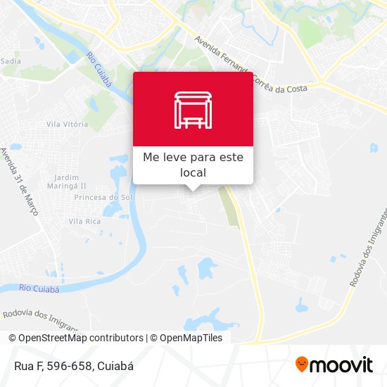 Rua F, 596-658 mapa