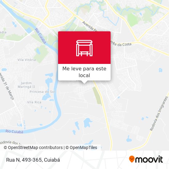 Rua N, 493-365 mapa