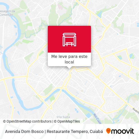 Avenida Dom Bosco | Restaurante Tempero mapa