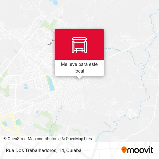 Rua Dos Trabalhadores, 14 mapa