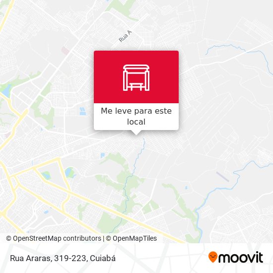 Rua Araras, 319-223 mapa