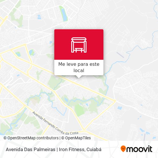 Avenida Das Palmeiras | Iron Fitness mapa