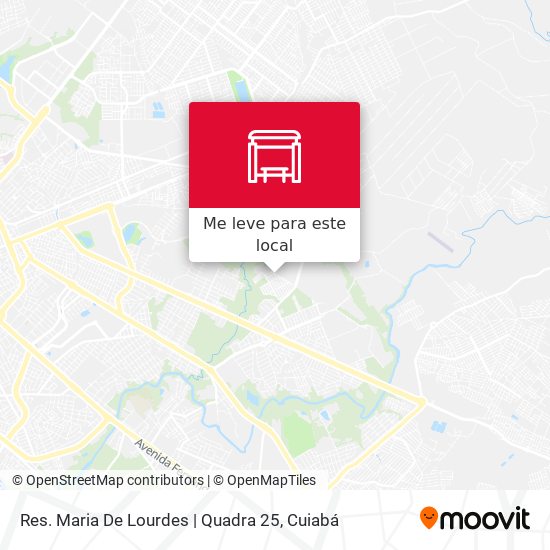 Res. Maria De Lourdes | Quadra 25 mapa