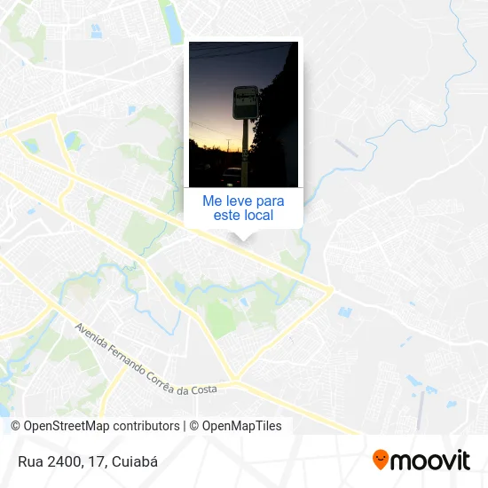 Rua 2400, 17 mapa