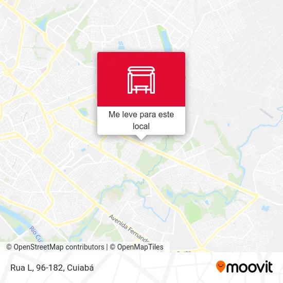 Rua L, 96-182 mapa