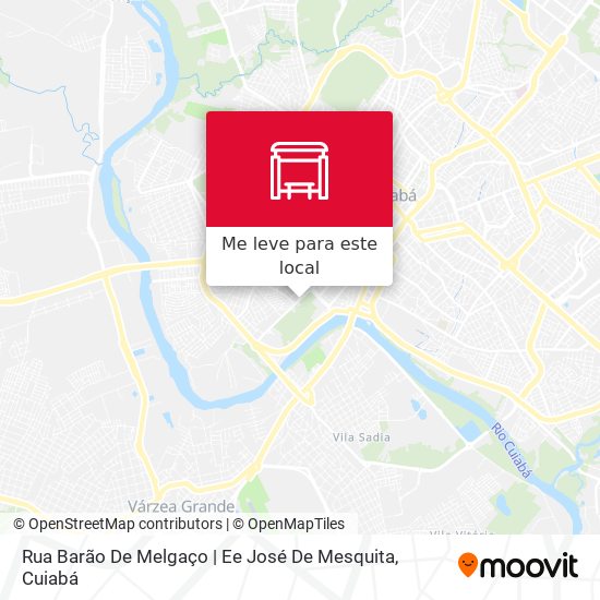 Rua Barão De Melgaço | Ee José De Mesquita mapa