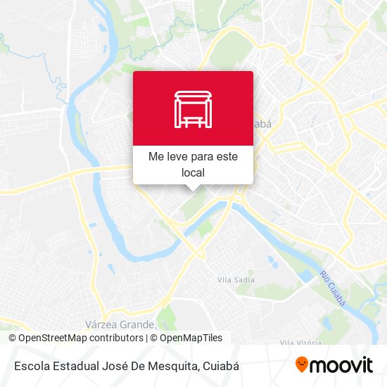 Escola Estadual José De Mesquita mapa