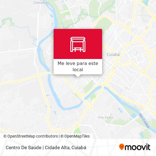Centro De Saúde | Cidade Alta mapa