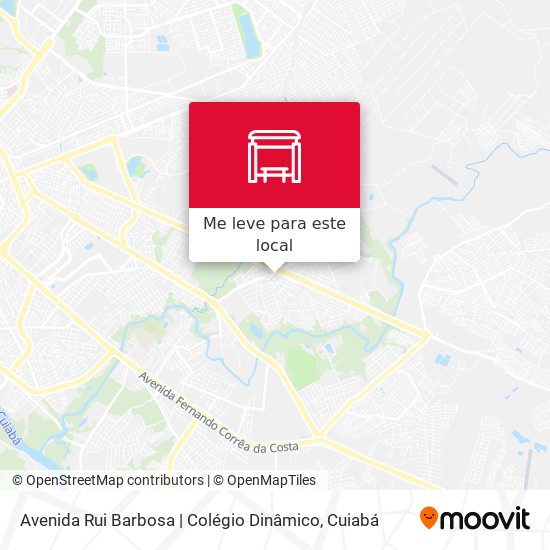 Avenida Rui Barbosa | Colégio Dinâmico mapa