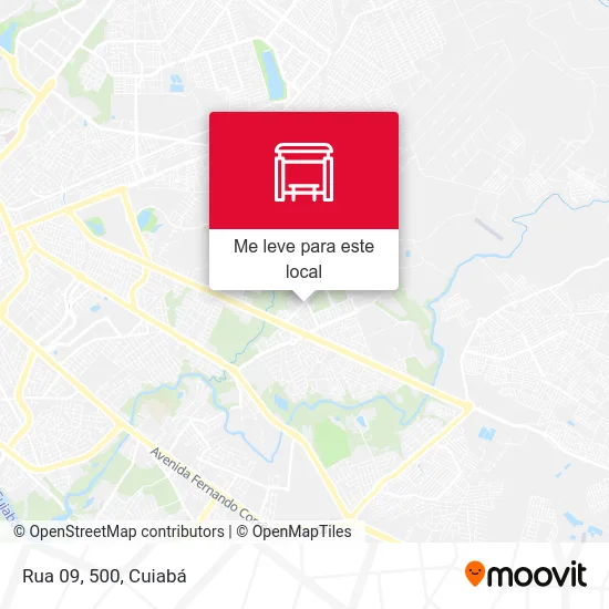 Rua 09, 500 mapa