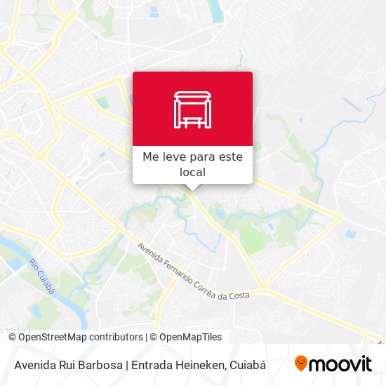 Avenida Rui Barbosa | Entrada Heineken mapa