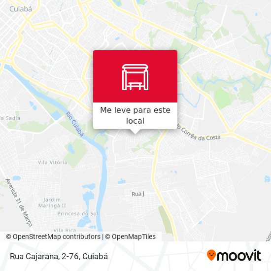 Rua Cajarana, 2-76 mapa