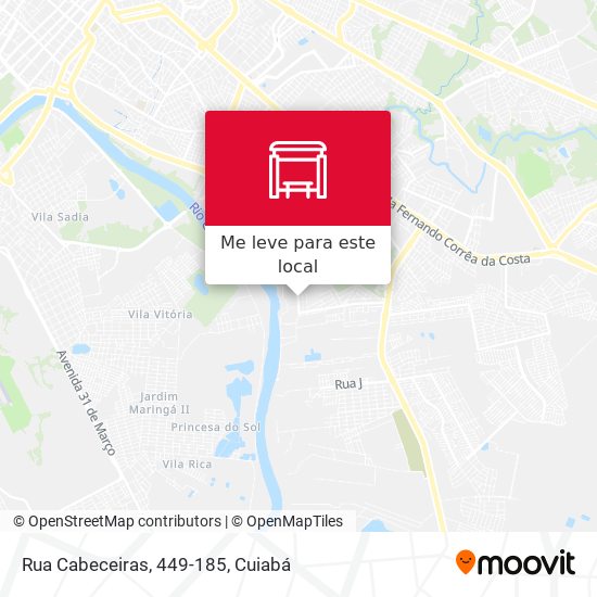 Rua Cabeceiras, 449-185 mapa