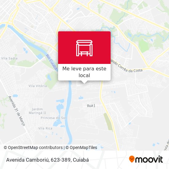 Avenida Camboriú, 623-389 mapa