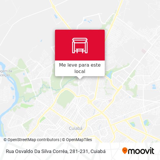 Rua Osvaldo Da Silva Corrêa, 281-231 mapa