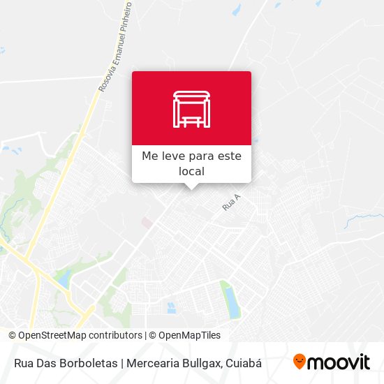 Rua Das Borboletas | Mercearia Bullgax mapa