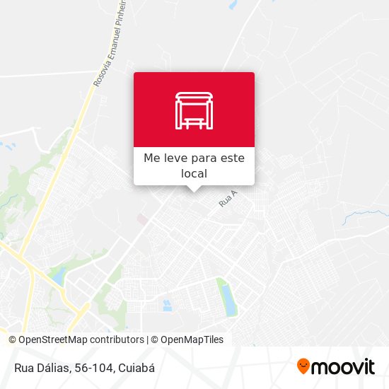 Rua Dálias, 56-104 mapa